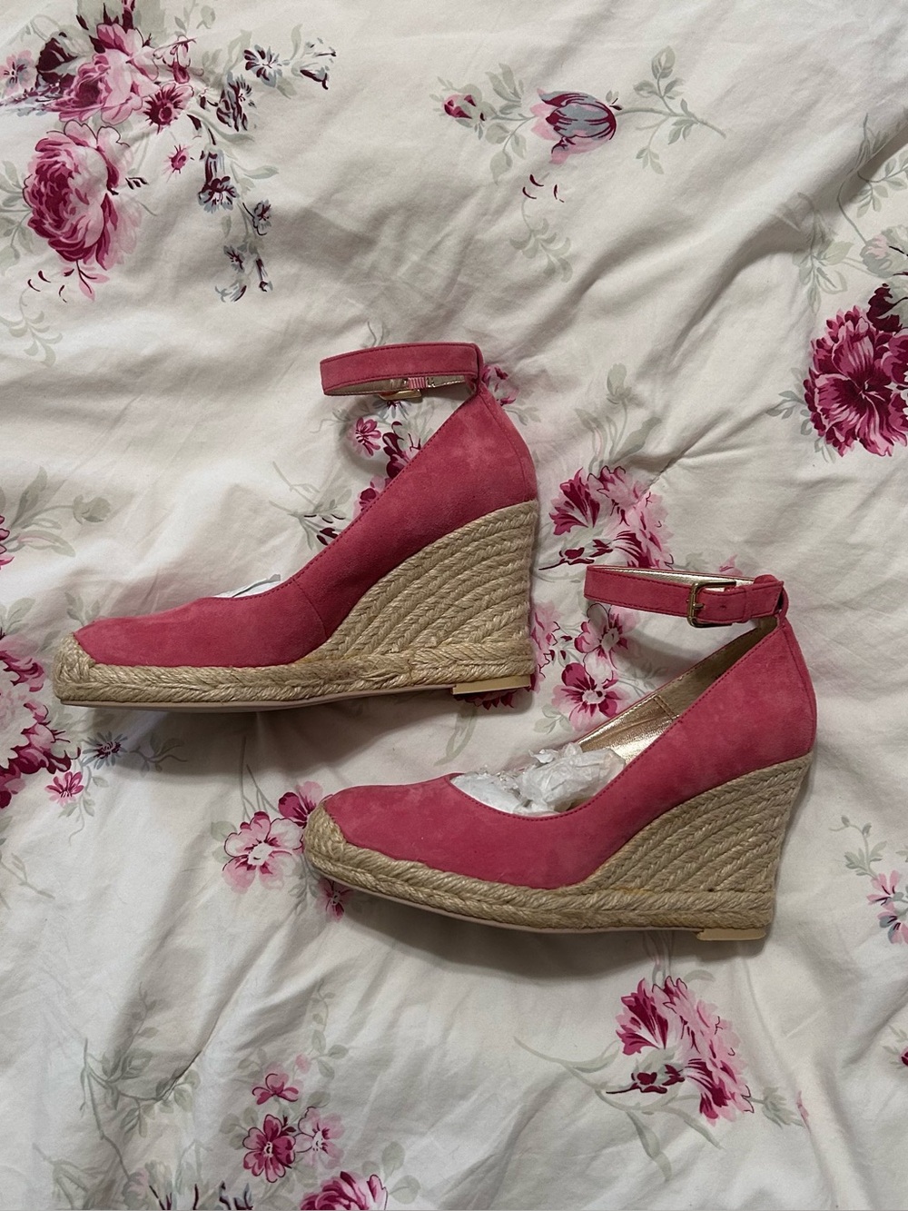 NEW Franco Sarto Suede Wedges